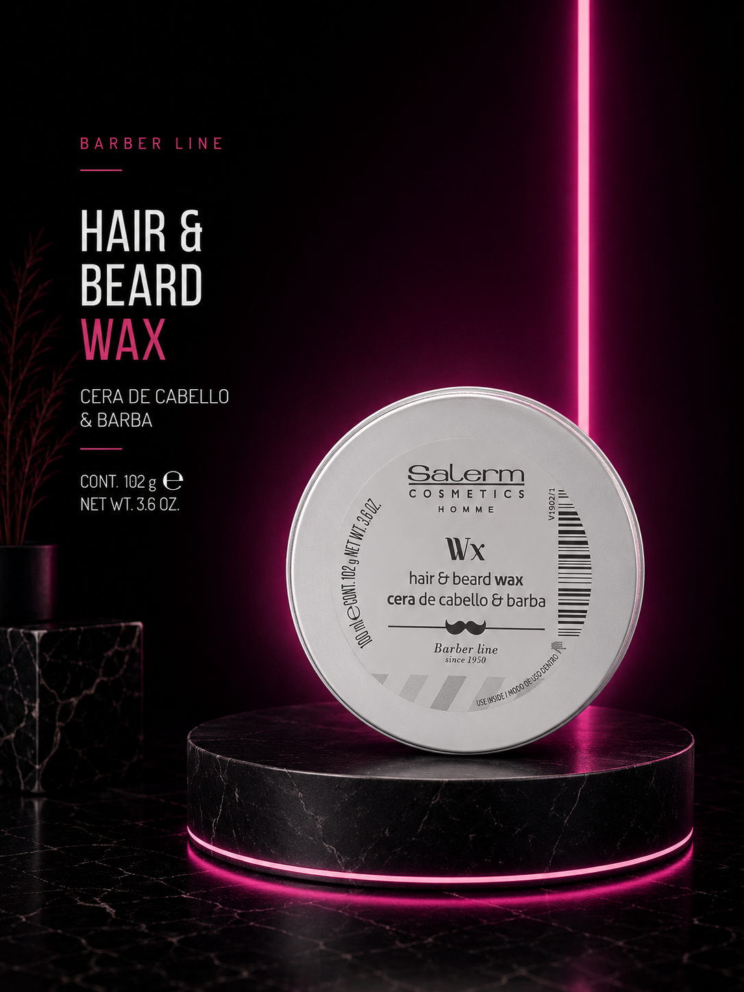 cera de cabello y barba